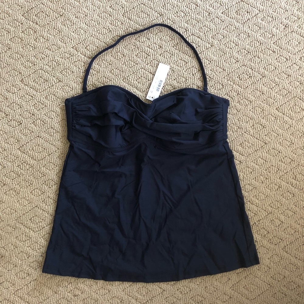 J.Crew Twist Front Tankini Top